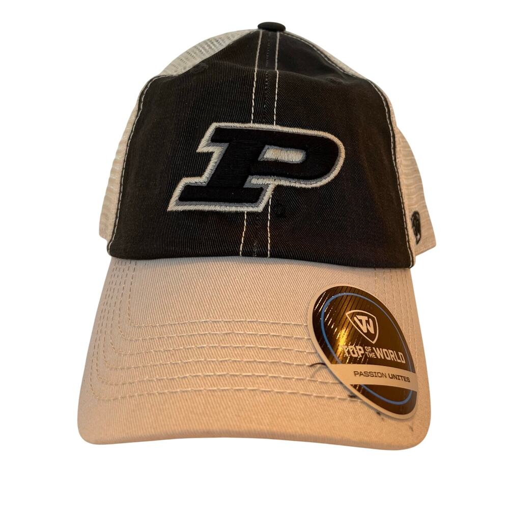 Purdue Boilermakers Top of the World Off-road Trucker  Adult SnapBack Hat